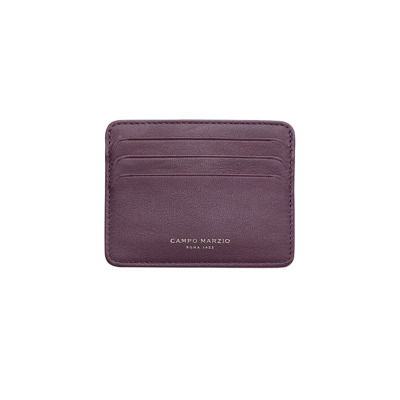 CAMPO MARZIO CINDY ΔΕΡΜΑΤΙΝΗ ΚΑΡΤΟΘΗΚΗ ΠΙΣΤΩΤΙΚΩΝ ΚΑΡΤΩΝ BURGUNDY-BOUGANVILLE