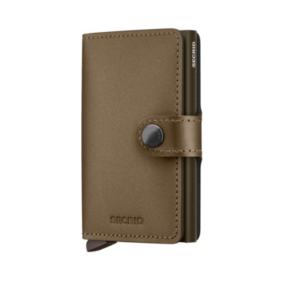 SECRID MINI WALLET MATTE SATIN BRONZE