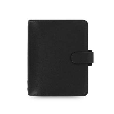FILOFAX SAFFIANO POCKET ORGANISER BLACK