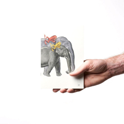 PAPER REPUBLIC XL ΑΝΤΑΛΛΑΚΤΙΚΟ BOOK ANIMAL ELEPHANT DOTTED