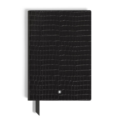 MONTBLANC MEISTERSTUCK ΔΕΡΜΑΤΙΝΟ ΣΗΜΕΙΩΜΑΤΑΡΙΟ Α5 CROCO ΜΑΥΡΟ