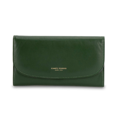 CAMPO MARZIO GEORGIA ΠΟΡΤΟΦΟΛΙ OLIVE GREEN-CREAM