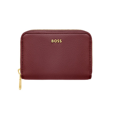 HUGO BOSS SIGNATURE ΠΟΡΤΟΦΟΛΙ SMALL ΜΠΟΡΝΤΟ