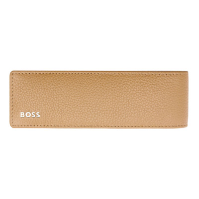 HUGO BOSS CLASSIC GRAINED ΔΙΠΛΗ ΘΗΚΗ ΣΤΥΛΟ ΚΑΜΕΛ