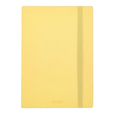 HUGO BOSS ΣΗΜΕΙΩΜΑΤΑΡΙΟ A5 PASTEL CLASSIC ΚΙΤΡΙΝΟ