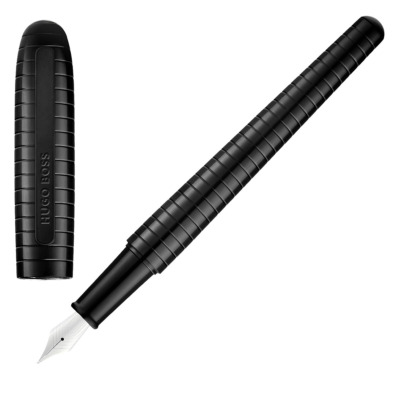 HUGO BOSS ΠΕΝΑ ΓΡΑΦΗΣ CONTOUR SOFT BAUHAUS ΜΑΥΡΗ
