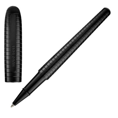 HUGO BOSS ΣΤΥΛΟ ROLLER CONTOUR SOFT BAUHAUS ΜΑΥΡΟ