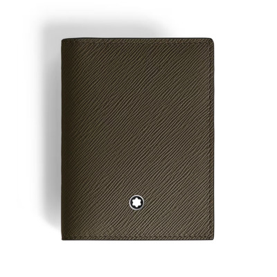 MONTBLANC SARTORIAL ΔΕΡΜΑΤΙΝΗ ΘΗΚΗ ΚΑΡΤΩΝ 4CC ΧΑΚΙ