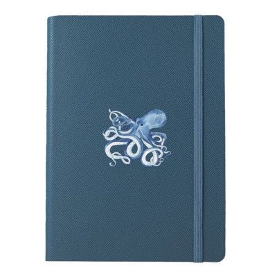 TYPE CENTER SOFT ΣΗΜΕΙΩΜΑΤΑΡΙΟ OCTOPUS Α5 MID-SIZE ( 14.8 X 21 ) BLUE AEGEAN