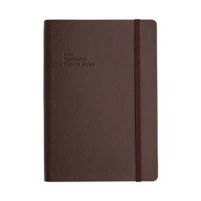 TYPE CENTER SOFT ΗΜΕΡΗΣΙΟ ΗΜΕΡΟΛΟΓΙΟ Α5 MID-SIZE ( 14 X 20.5 ) 2027 COFFEE BROWN