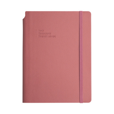 TYPE CENTER PEN SOFT ΕΒΔΟΜΑΔΙΑΙΟ ΗΜΕΡΟΛΟΓΙΟ Α5 MID-SIZE ( 14 X 20.5 ) 2027 DUSTY PINK