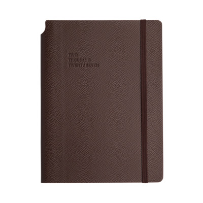 TYPE CENTER PEN SOFT ΕΒΔΟΜΑΔΙΑΙΟ ΗΜΕΡΟΛΟΓΙΟ Α5 MID-SIZE ( 14 X 20.5 ) 2027 COFFEE BROWN