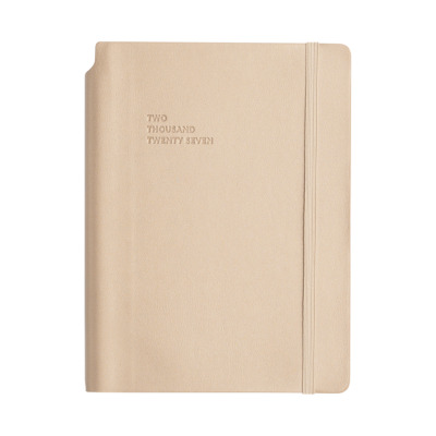TYPE CENTER PEN LIMITED ΕΒΔΟΜΑΔΙΑΙΟ ΗΜΕΡΟΛΟΓΙΟ Α5 MID-SIZE ( 14 X 20.5 ) 2027 SAND