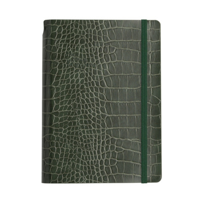 TYPE CENTER PEN CROCO ΗΜΕΡΗΣΙΟ ΗΜΕΡΟΛΟΓΙΟ Α5 MID-SIZE ( 14 X 20.5 ) 2027 GREEN