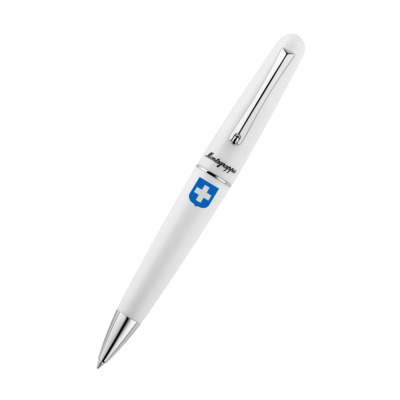 MONTEGRAPPA ELMO 01 COAT OF ARMS ΣΤΥΛΟ ΔΙΑΡΚΕΙΑΣ ΛΕΥΚΟ