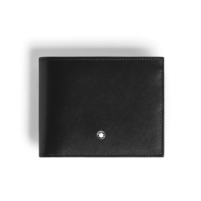 MONTBLANC MEISTERSTUCK ΔΕΡΜΑΤΙΝΟ ΠΟΡΤΟΦΟΛΙ 8CC ΜΑΥΡΟ