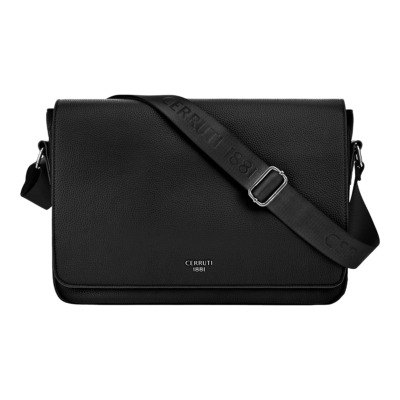 CERRUTI 1881 JEFFERSON DOCUMENT BAG ΜΑΥΡΗ