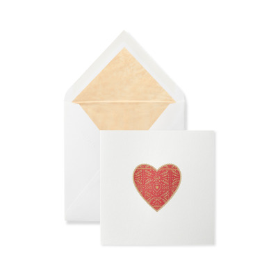 SMYTHSON ΕΥΧΑΡΙΣΤΗΡΙΕΣ ΚΑΡΤΕΣ ΚΑΙ ΦΑΚΕΛΑ LOVE HEART 1ΤΜΧ