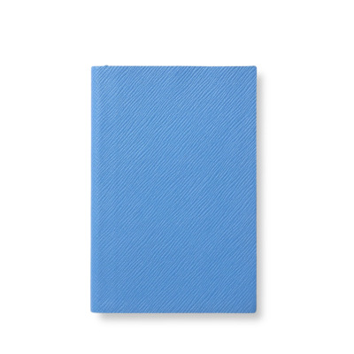 SMYTHSON CHELSEA PREMIUM ΔΕΡΜΑΤΙΝΟ ΣΗΜΕΙΩΜΑΤΑΡΙΟ POCKET-SIZE A6 ( 11.2 x 16.7 ) PANAMA NILE BLUE
