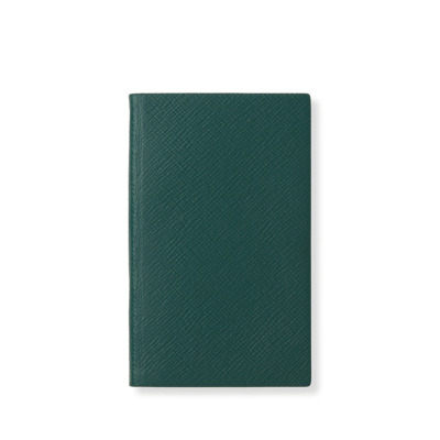 SMYTHSON PANAMA PREMIUM ΔΕΡΜΑΤΙΝΟ ΣΗΜΕΙΩΜΑΤΑΡΙΟ POCKET-SIZE A6 ( 9 X 14 ) FOREST GREEN