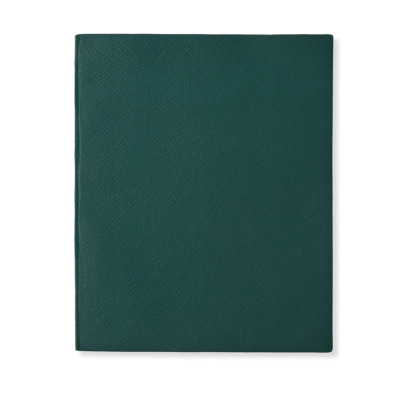 SMYTHSON PORTOBELLO PREMIUM ΔΕΡΜΑΤΙΝΟ ΣΗΜΕΙΩΜΑΤΑΡΙΟ DESK-SIZE ( 21 x 26 ) ΠΡΑΣΙΝΟ