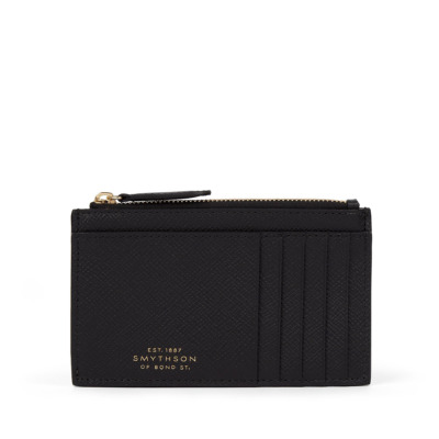 SMYTHSON PANAMA PREMIUM ΔΕΡΜΑΤΙΝΟ ΠΟΡΤΟΦΟΛΙ ΜΑΥΡΟ