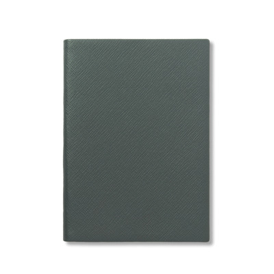 SMYTHSON SOHO PREMIUM ΔΕΡΜΑΤΙΝΟ ΣΗΜΕΙΩΜΑΤΑΡΙΟ Α5 MID-SIZE ( 14 X 19 ) ΠΡΑΣΙΝΟ