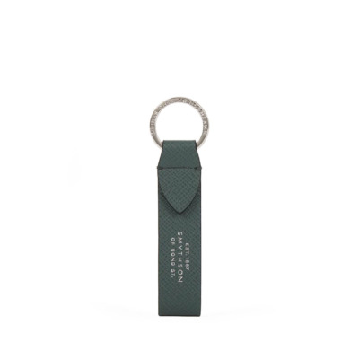 SMYTHSON PANAMA PREMIUM ΔΕΡΜΑΤΙΝΟ ΜΠΡΕΛΟΚ STRAP ΣΚΟΥΡΟ ΠΡΑΣΙΝΟ
