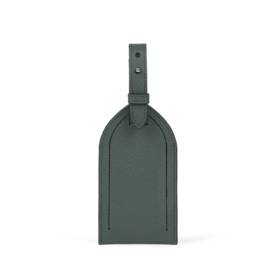 SMYTHSON PANAMA PREMIUM ΔΕΡΜΑΤΙΝΗ ΕΤΙΚΕΤΑ ΑΠΟΣΚΕΥΗΣ ΣΚΟΥΡΟ ΠΡΑΣΙΝΟ