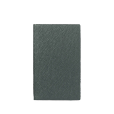 SMYTHSON PANAMA PREMIUM ΔΕΡΜΑΤΙΝΟ ΣΗΜΕΙΩΜΑΤΑΡΙΟ POCKET-SIZE A6 ( 9 X 14 ) SLATE GREEN