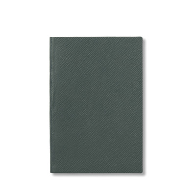 SMYTHSON CHELSEA PREMIUM ΔΕΡΜΑΤΙΝΟ ΣΗΜΕΙΩΜΑΤΑΡΙΟ POCKET-SIZE A6 ( 11.2 x 16.7 ) SLATE GREEN