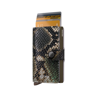 SECRID MINI WALLET SERPENT GREEN