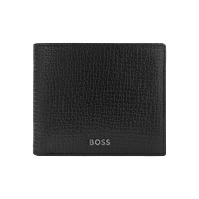 HUGO BOSS GRID ΔΕΡΜΑΤΙΝΟ ΠΟΡΤΟΦΟΛΙ ΜΑΥΡΟ