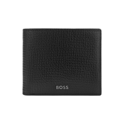 HUGO BOSS GRID ΔΕΡΜΑΤΙΝΟ ΠΟΡΤΟΦΟΛΙ ΜΑΥΡΟ