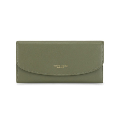 CAMPO MARZIO GEORGIA ΠΟΡΤΟΦΟΛΙ OLIVE GREEN-CREAM