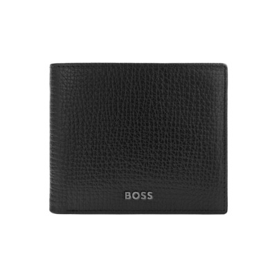 HUGO BOSS GRID ΔΕΡΜΑΤΙΝΟ ΠΟΡΤΟΦΟΛΙ ΜΑΥΡΟ