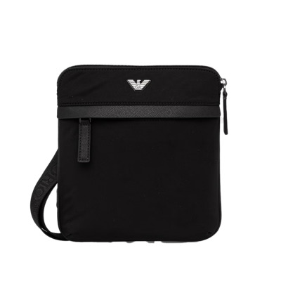 EMPORIO ARMANI ΑΝΔΡΙΚΗ ΤΣΑΝΤΑ ΩΜΟΥ ΜΑΥΡΗ
