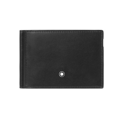MONTBLANC MEISTERSTUCK ΔΕΡΜΑΤΙΝΟ ΠΟΡΤΟΦΟΛΙ 6CC ΜΑΥΡΟ