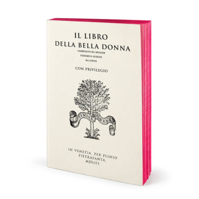 LIBRI MUTI BELLA DONNA ΣΗΜΕΙΩΜΑΤΑΡΙΟ A5 ΡΟΖ