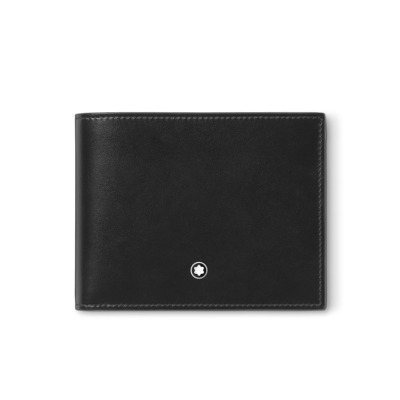 MONTBLANC MEISTERSTUCK ΔΕΡΜΑΤΙΝΟ ΠΟΡΤΟΦΟΛΙ 6CC ΜΑΥΡΟ
