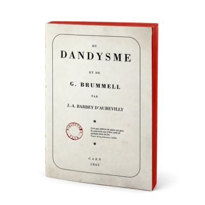 LIBRI MUTI DU DANDYSME ET DE LORD BRUMMELL ΣΗΜΕΙΩΜΑΤΑΡΙΟ A5 ΚΟΚΚΙΝΟ