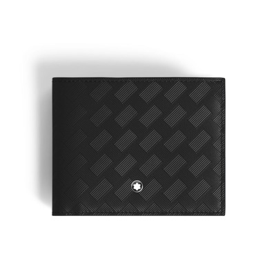 MONTBLANC EXTREME 3.0 ΔΕΡΜΑΤΙΝΟ ΠΟΡΤΟΦΟΛΙ 6CC ΜΑΥΡΟ-ΧΑΚΙ