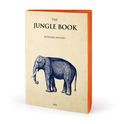 LIBRI MUTI JUNGLE BOOK ΣΗΜΕΙΩΜΑΤΑΡΙΟ A5 ΠΟΡΤΟΚΑΛΙ
