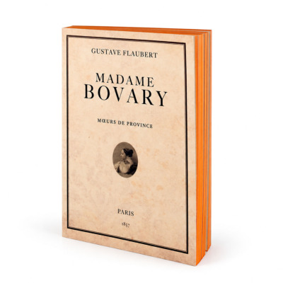 LIBRI MUTI MADAME BOVARY ΣΗΜΕΙΩΜΑΤΑΡΙΟ A5 ΠΟΡΤΟΚΑΛΙ
