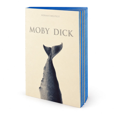 LIBRI MUTI MOBY DICK ΣΗΜΕΙΩΜΑΤΑΡΙΟ A5 ΜΠΛΕ