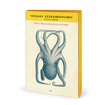 LIBRI MUTI 20000 LIEUES SOUS LES MERS ΣΗΜΕΙΩΜΑΤΑΡΙΟ A5 ΚΙΤΡΙΝΟ